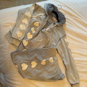 Wild fox sweat outfit set